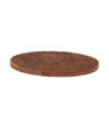 Blat masă cu finisaj natural din lemn masiv reciclat, rotundă, 40 x 2,5 cm, handmade Blat masă cu finisaj natural din lemn masiv reciclat, rotundă, 40 x 2,5 cm, handmade