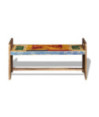 Banchetă Cola, 100 x 30 x 50 cm, lemn reciclat, cu aspect antichizat - WOODBB1196
