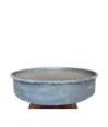 Măsuță de cafea, argintiu, 60x45 cm, amestec lemn reciclat, cu aspect industrial - WOODBB1199 Măsuță de cafea, argintiu, 60x45 cm, amestec lemn reciclat, cu aspect industrial - WOODBB1199
