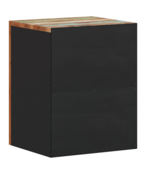 Dulap de perete de baie, 38x33x48 cm, lemn reciclat - WOODBB137