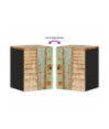 Dulap de perete de baie, 38x33x48 cm, lemn reciclat - WOODBB137 Dulap de perete de baie, 38x33x48 cm, lemn reciclat - WOODBB137