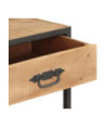 Masă consolă, 90x35x74 cm, lemn reciclat, cu aspect industrial - WOODBB1204 Masă consolă, 90x35x74 cm, lemn reciclat, cu aspect industrial - WOODBB1204