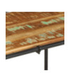 Comodă TV cu picioare, aspect industrial, din lemn masiv reciclat, 100x42x40 cm