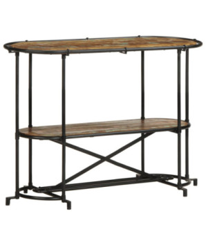 Masă consolă, 110x42x76 cm, lemn reciclat - WOODBB1209