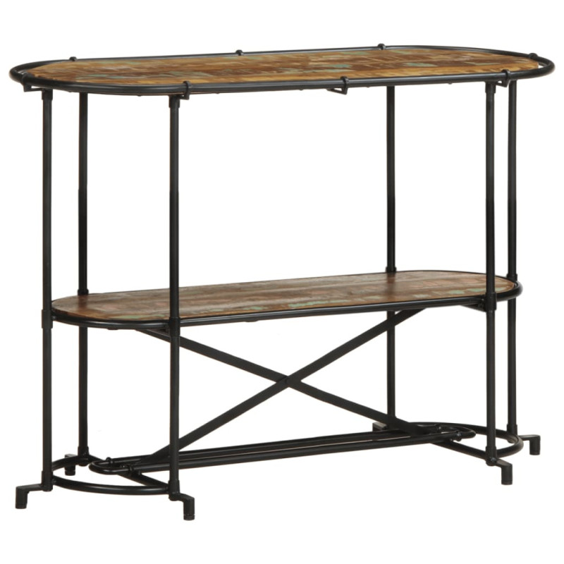Masă consolă, 110x42x76 cm, lemn reciclat - WOODBB1209