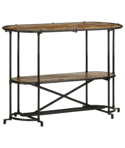 Masă consolă, 110x42x76 cm, lemn reciclat - WOODBB1209