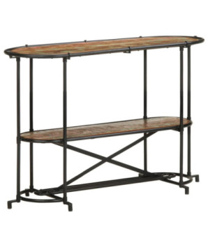 Masă consolă, 110x42x76 cm, lemn reciclat - WOODBB1209