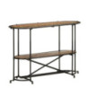Masă consolă, 110x42x76 cm, lemn reciclat - WOODBB1209