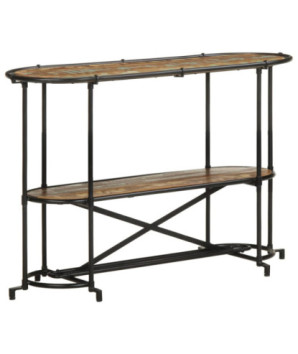 Masă consolă, 110x42x76 cm, lemn reciclat - WOODBB1209