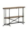 Masă consolă, 110x42x76 cm, lemn reciclat - WOODBB1209