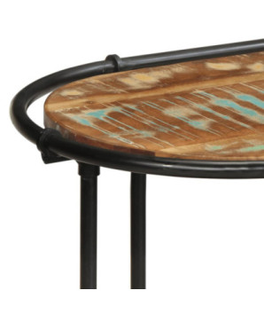Masă consolă, 110x42x76 cm, lemn reciclat - WOODBB1209
