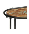 Masă consolă, 110x42x76 cm, lemn reciclat - WOODBB1209