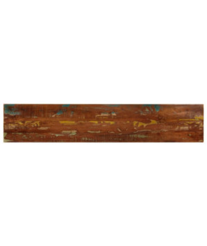 Blat masă rustic din lemn masiv reciclat, dreptunghiulară, 140x20x3,8 cm, handmade