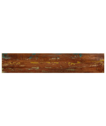 Blat masă rustic din lemn masiv reciclat, dreptunghiulară, 140x20x3,8 cm, handmade