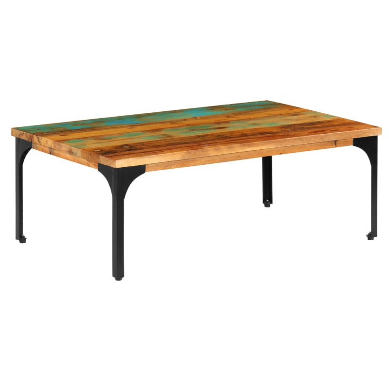 Măsuță cafea elegantă, din lemn masiv reciclat, dreptunghiulară, 100 x 60 x 35 cm, handmade Măsuță cafea elegantă, din lemn masiv reciclat, dreptunghiulară, 100 x 60 x 35 cm, handmade