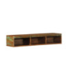 Comodă TV suspendată, aspect vintage, din lemn masiv reciclat, 100 x 30 x 19 cm Comodă TV suspendată, aspect vintage, din lemn masiv reciclat, 100 x 30 x 19 cm
