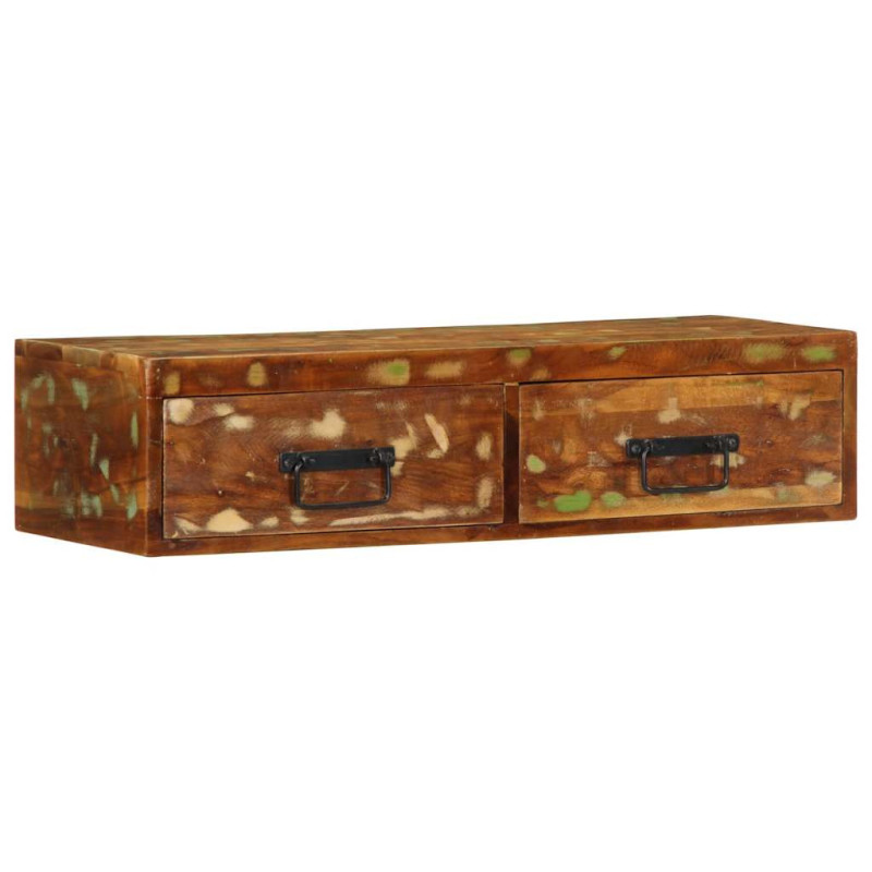 Dulap TV montat pe perete 80x30x19 cm, lemn reciclat - WOODBB1223 Dulap TV montat pe perete 80x30x19 cm, lemn reciclat - WOODBB1223