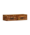 Dulap TV montat pe perete 80x30x19 cm, lemn reciclat - WOODBB1223 Dulap TV montat pe perete 80x30x19 cm, lemn reciclat - WOODBB1223