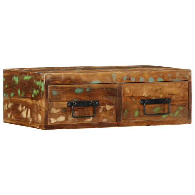 Dulap TV montat pe perete 60x30x19 cm, lemn reciclat - WOODBB1226 Dulap TV montat pe perete 60x30x19 cm, lemn reciclat - WOODBB1226