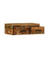 Dulap TV montat pe perete 60x30x19 cm, lemn reciclat - WOODBB1226 Dulap TV montat pe perete 60x30x19 cm, lemn reciclat - WOODBB1226
