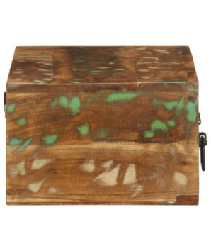 Dulap TV montat pe perete 60x30x19 cm, lemn reciclat - WOODBB1226