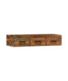 Dulap TV montat pe perete 100x30x19 cm, lemn reciclat - WOODBB1227 Dulap TV montat pe perete 100x30x19 cm, lemn reciclat - WOODBB1227