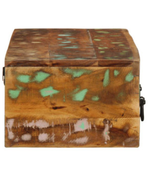 Dulap TV montat pe perete 100x30x19 cm, lemn reciclat - WOODBB1227