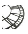 Ceas de perete vintage, cu cuarț, mecanism metal, 60 cm, XXL - WOODBB1233 Ceas de perete vintage, cu cuarț, mecanism metal, 60 cm, XXL - WOODBB1233