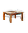 Măsuță cafea vintage, din lemn masiv reciclat, pătrată, 80 x 80 x 45 cm, handmade Măsuță cafea vintage, din lemn masiv reciclat, pătrată, 80 x 80 x 45 cm, handmade