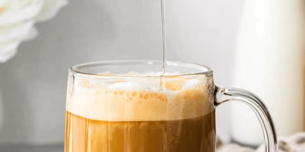 Honey Almond Milk Flat White (Hot)